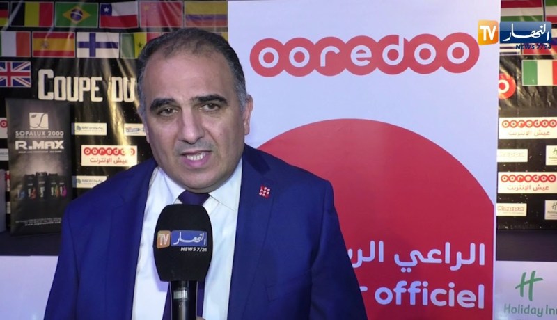 رمضان جزايري: شركة أوريدو تدعم كل الرياضات وليس فقط كرة القدم