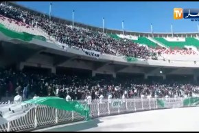 أنصارإتحاد البليدة يصنعون أجواء رائعة قبل المباراة