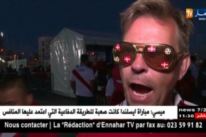 فرحة كبيرة لدى الجماهير الدانماركية بعد الفوز على البيرو