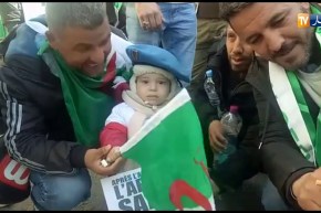 العاصمة: شاهد أصغر متظاهرة في المسيرة السلمية