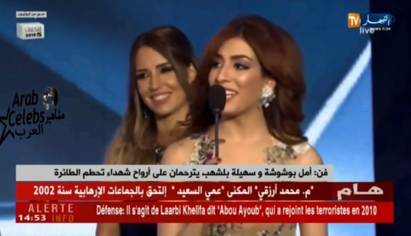 فن: أمل بوشوشة وسهيلة بلشهب يترحمان على أرواح شهداء تحطم الطائرة