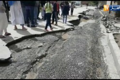 سطيف: الأمطار الطوفانية تتسبب في اقتلاع طرقات ونفوق الأغنام ببلدية أولاد عدوان