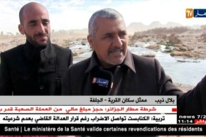 الجلفة: خطر تدفق المياه القذرة بمجرى وادي مسعد يهدد سكان منطقة الزاوية الطاهيرية