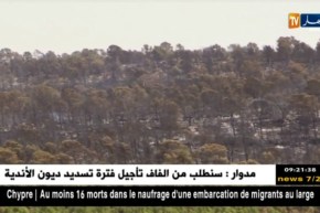 باتنة: تواصل عملية إخماد حريق جبل بوعريف بعد 4 أيام من نشوبه