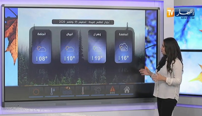 أحوال الطقس: أمطار رعدية على المناطق الشمالية والغربية والوسطى للوطن