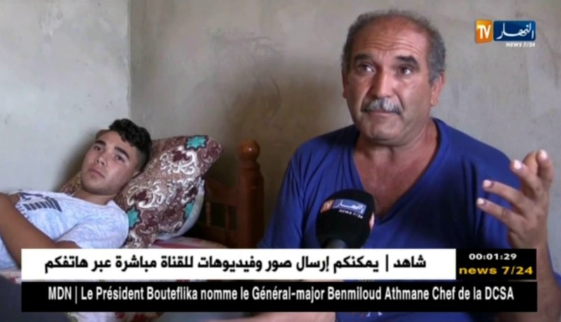 البويرة: كاميرا النهار تزور أحد ضحايا إنفجار القنبلة التقليدية