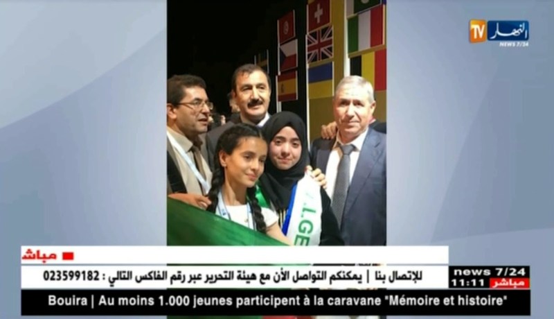 بطلة تحدي القراءة العربي “ندى عنقال” في ضيافة سفير الجزائر بالإمارات