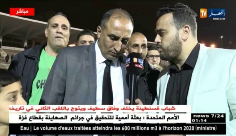 طارق عرامة: منا وروح شباب قسنطينة يلعب غير على الألقاب