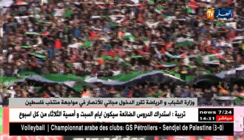 وزارة الشباب والرياضة تقرر الدخول مجاني للأنصار في مواجهة منتخب فلسطين