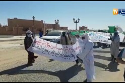 مسيرة شعبية مساندة للجيش وتنظيم الانتخابات  ببرج باحي مخنار