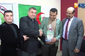 غزة: ممثلية الجالية الجزائرية في فلسطين تكرم قناة النهار