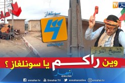طالع هابط: الدويرة..  أعمدة كهربائية في وسط الطريق  عيب عليكم يا سونلغاز