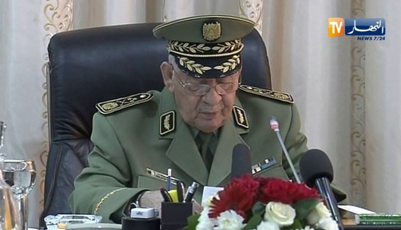 قايد صالح: حل الأزمة لا يمكن تصوره إلا بتفعيل المواد 7و8و102 من الدستور