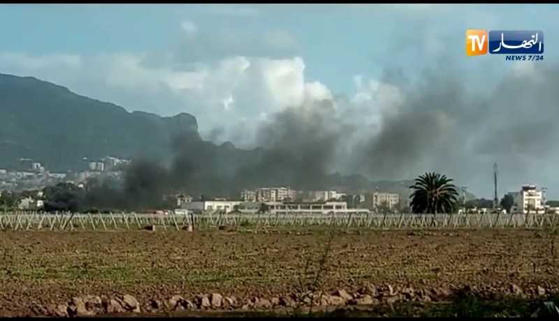 بجاية/ نشوب حريق داخل مطار “عبان رمضان” الصومام