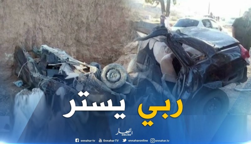 تلمسان : ثلاثة قتلى وجريح في حادث مرور خطير بالطريق الوطني رقم 98