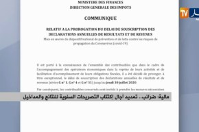 مالية: ضرائب.. تمديد آجال إكتتاب التصريحات السنوية للنتائج والمداخيل