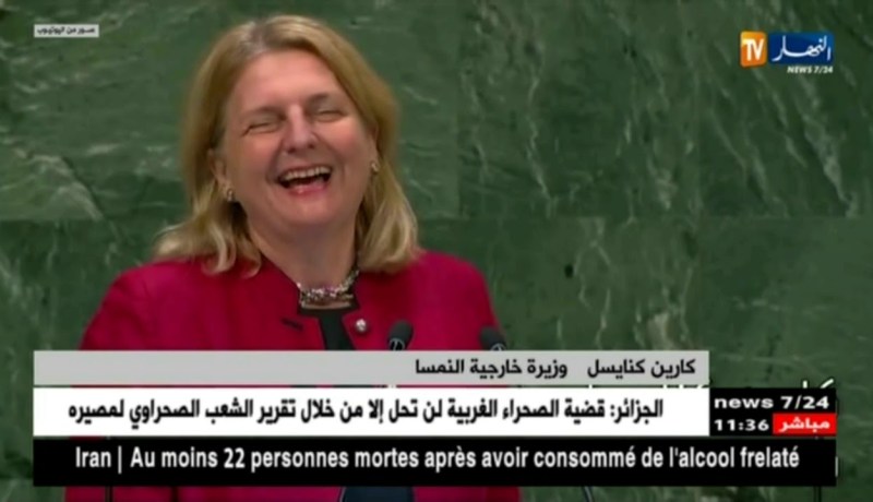 الأمم المتحدة : وزيرة خارجية النمسا تفتتح كلمة بلادها باللغة العربية