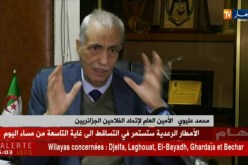 فلاحة:محمد عليوي..تزامن الأمطار المتساقطة مع موسم الحصاد تضر الفلاح