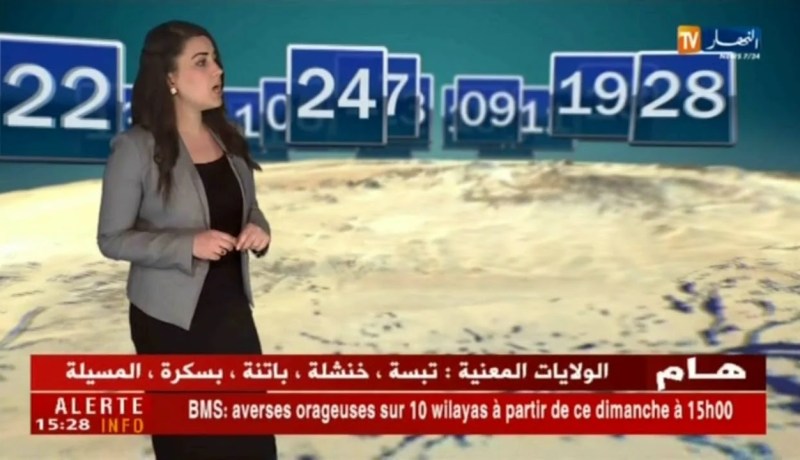 النشرة  الجوية  ليوم 20 ماي 2018م