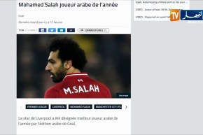 صلاح يختار أحسن لاعب عربي للموسم الثاني على التوالي