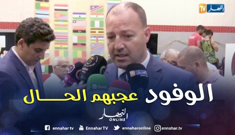 حطاب: المستوي التنظيمي للألعاب لحد الأن جيد ونال إعجاب الوافدين