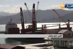 بجاية: ميناء بجاية يستأنف نشاطه بعد حادثة سقوط رافعة وإلحاق أضرار مادية