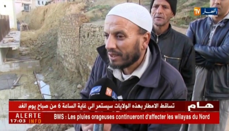 سعيدة/ قلق وخوف وسط سكان حي الصومام بسبب إنزلاقات التربة