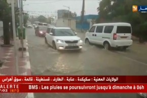 تيزي وزو: برك ومستنقعات وشلل في حركة المرور بسبب الأمطار المتساقطة