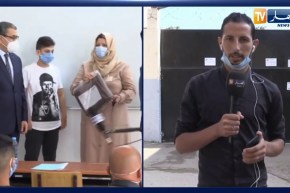 “مباشر من متوسطة عميروش بحسين داي : تدابير وقائية وصحية صارمة من أجل سلامة مترشحي “البيام