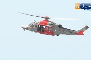 مروحية القوات البحرية تواصل البحث عن الغريق الثاني في شاطئ بوهارون بتيبازة