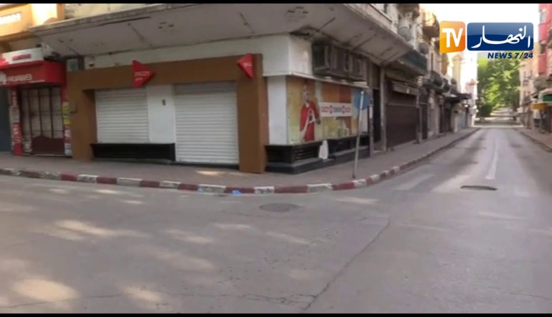 تلمسان: شاهد شوارع و أحياء مدينة تلمسان   استجابة كاملة لقرار الحضر الجزئي بداية من 15سا