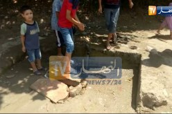 شاهد…منبع “سيدي بلكبير” بتيبازة قبل ردمه