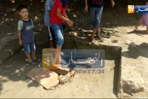 شاهد…منبع “سيدي بلكبير” بتيبازة قبل ردمه