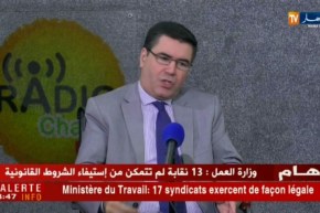 وزارة العمل : 35 نقابة  تنشط لكن ليس لديها الحق في الإضراب