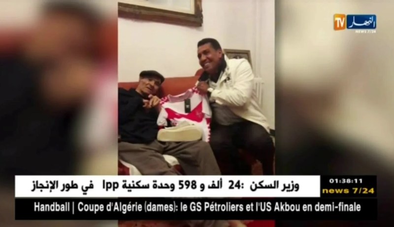 مدرب شباب بلوزداد رشيد الطاوسي يزور أحسن لالماس