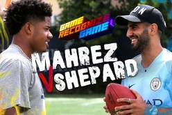 بالفيديو.. “محرز” في تحدي خاص مع لاعب “كرة القدم الأمريكية” !