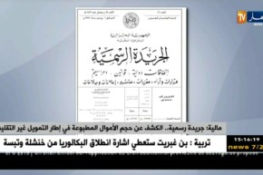 مالية: جريدة رسمية..الكشف عن حجم الأموال المطبوعة في إطار التمويل غير التقليدي