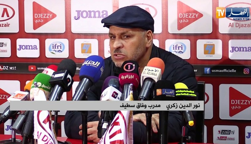 زكري يقود الوفاق للفوز على إتحاد العاصمة في أول مباراة رسمية له