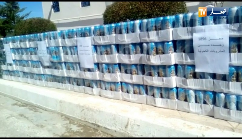 حجز 2000 قارورة خمر بسعيدة