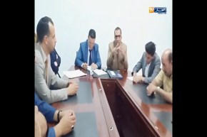 “عادل بورقازن” عضو السلطة المستقلة للإنتخابات في تنصيب المندوب الولائي “السيد بن جديد” بالنعامة