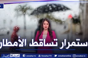 أحوال الطقس / تنبيه بإستمرار تساقط أمطار غزيرة على المناطق الشمالية .. التفاصيل