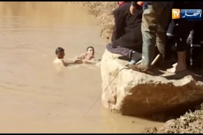 إنتشال جثة الطفل من البركة بعين تيموشنت