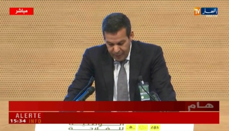 كلمة وزير التجارة “سعيد جلاب” خلال إنعقاد الجلسات الوطنية للفلاحة