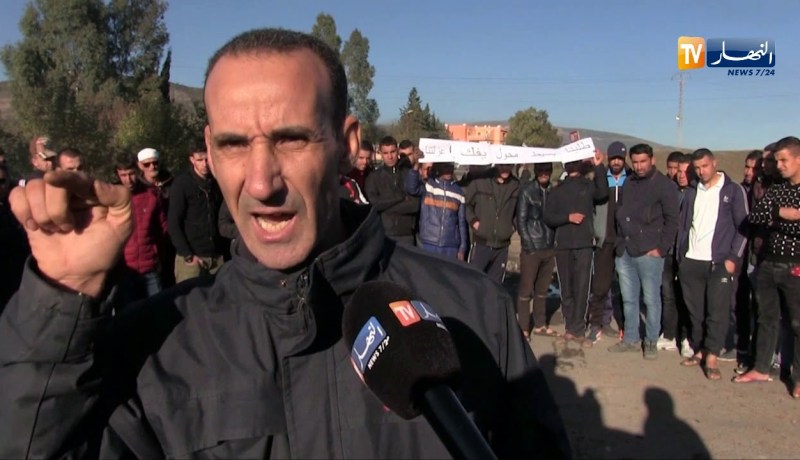 سطيف/ سكان معاوية يحتجون بسبب إلغاء مشروع الربط بين جنجن – العلمة