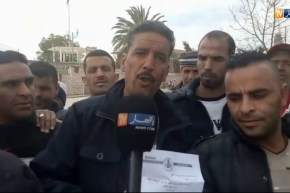 سيدي بلعباس : احتجاج مستفيدي دعم اونساج  كناك وانجام بعد تلقيهم اندارت تسديد الديون