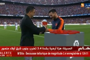 ميسي يتوج بجائزتي أفضل هداف في الدوري الإسباني والحذاء الذهبي