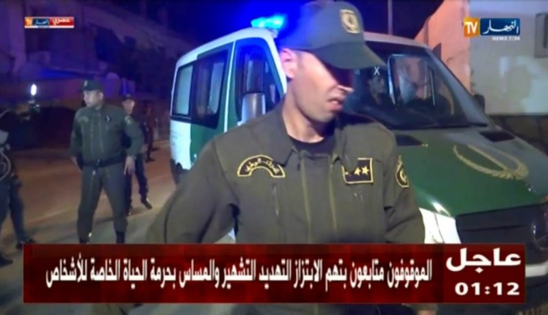 حصري النهار: شاهد لحظة دخول المتهمين الأربعة إلى سجن الحراش