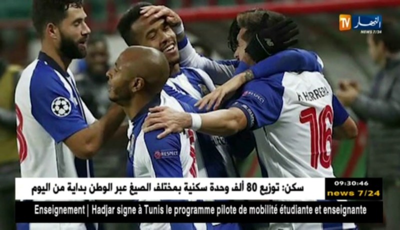 براهيمي يقود بورتو للفوز في موسكو و إعتلاء صدارة مجموعته