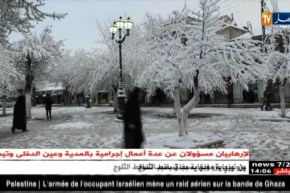 المدية : المناطق الشرقية من عاصمة الولاية تكتسي حلة بيضاء