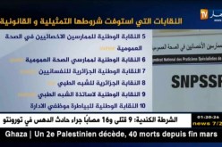 النقابات التي استوفت شروطها التمثيلية والقانونية ..!